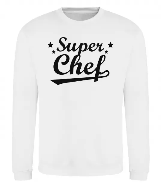 Світшот Super Chef Білий фото