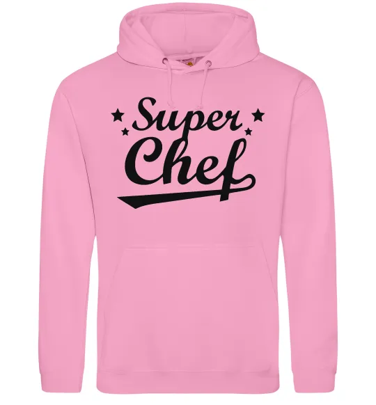 Чоловіча толстовка (худі) Super Chef Рожевий фото