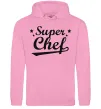 Чоловіча толстовка (худі) Super Chef Рожевий фото