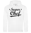 Женская толстовка (худи) Super Chef Белый фото