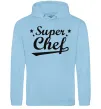 Жіноча толстовка (худі) Super Chef Блакитний фото