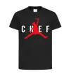 Дитяча футболка Chef with knife Чорний фото