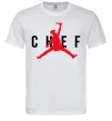 Чоловіча футболка Chef with knife Білий фото