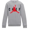 Дитячий світшот Chef with knife Сірий меланж фото