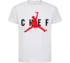 Дитяча футболка Chef with knife Білий фото