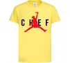 Дитяча футболка Chef with knife Лимонний фото