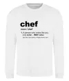 Світшот Chef noun Білий фото