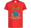 Детская футболка Сортуй, зменшуй, переробляй Красный фото
