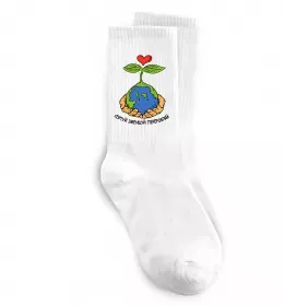 Носки Сортуй, зменшуй, переробляй Белый фото