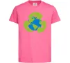 Дитяча футболка Переробка Яскраво-рожевий фото