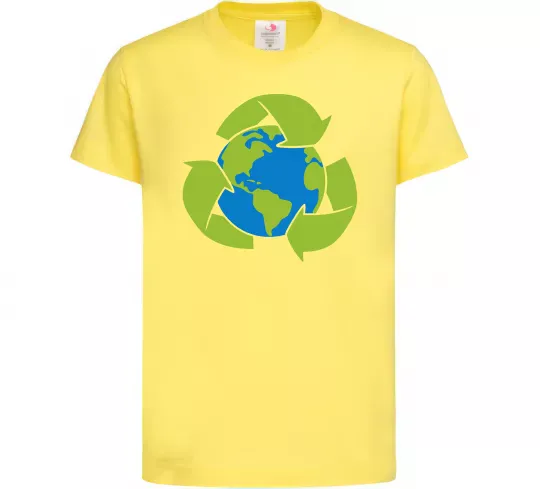 Дитяча футболка Переробка Лимонний фото