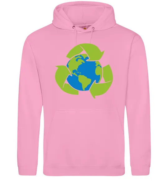 Мужская толстовка (худи) Переробка Розовый фото