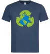 Мужская футболка Переробка Темно-синий фото