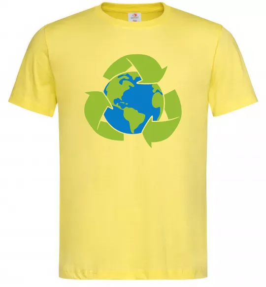 Мужская футболка Переробка Лимонный фото
