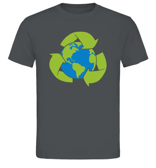 Мужская футболка Переробка Графит фото