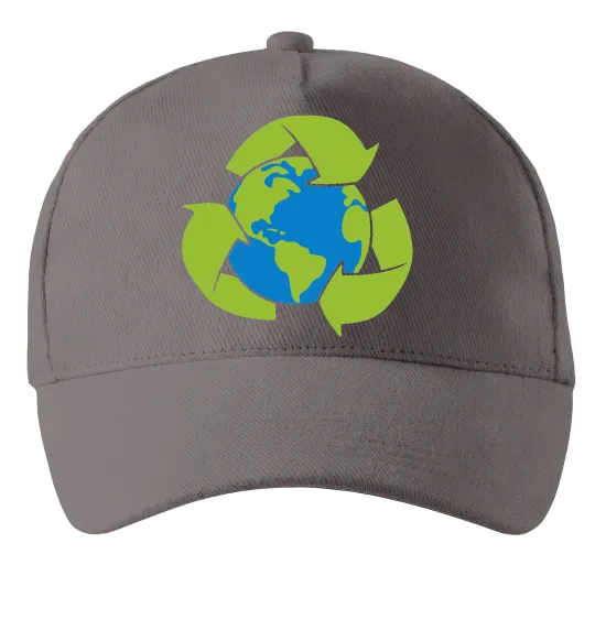 Кепка Переробка Сірий фото