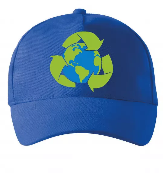 Кепка Переробка Ярко-синий фото