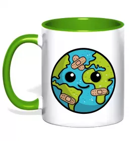 Чашка с цветной ручкой Чашка с цветной ручкой