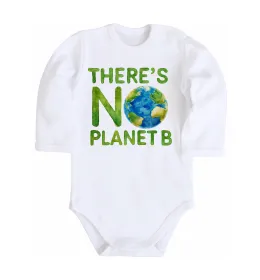 Детский боди There is not planet B Белый фото