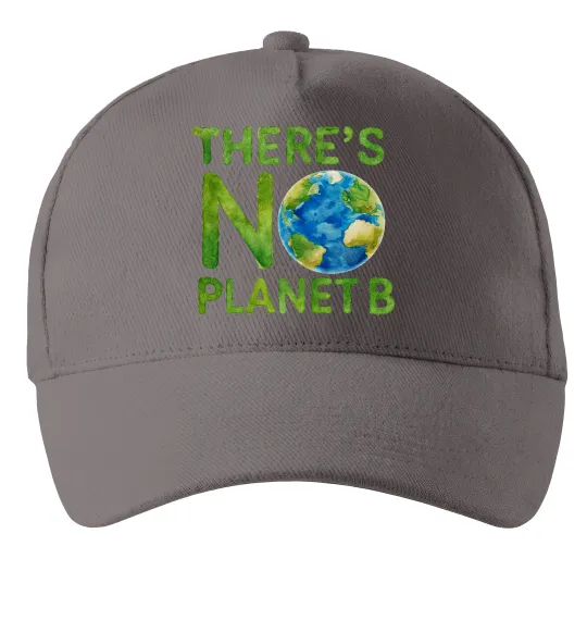Кепка There is not planet B Сірий фото