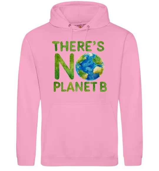 Чоловіча толстовка (худі) There is not planet B Рожевий фото