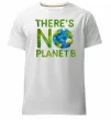 Мужская премиум футболка There is not planet B Белый фото
