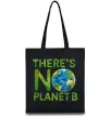 Еко-сумка There is not planet B Чорний фото