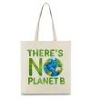 Еко-сумка There is not planet B Бежевий фото