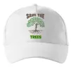 Кепка Save the trees Білий фото