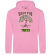 Жіноча толстовка (худі) Save the trees Рожевий фото