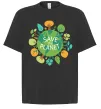 Футболка Оверсайз Save the planet Черный фото