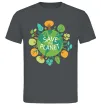 Мужская футболка Save the planet Графит фото