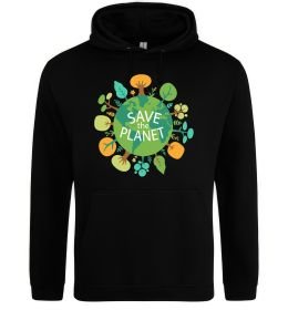 Мужская толстовка (худи) Save the planet