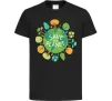 Детская футболка Save the planet Черный фото
