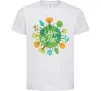 Детская футболка Save the planet Белый фото