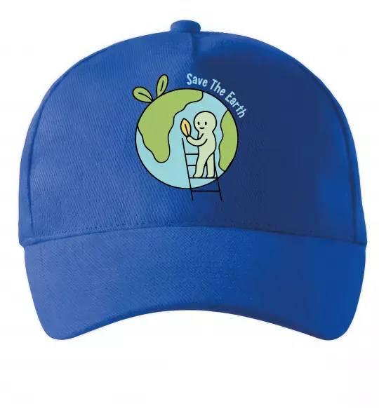 Кепка Save the Earth Яскраво-синій фото