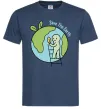 Мужская футболка Save the Earth Темно-синий фото