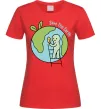 Женская футболка Save the Earth Красный фото