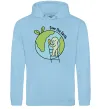 Чоловіча толстовка (худі) Save the Earth Блакитний фото