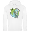 Женская толстовка (худи) Save the Earth Белый фото