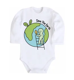Детский боди Save the Earth Белый фото