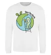 Світшот Save the Earth Білий фото