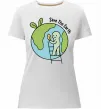Женская премиум футболка Save the Earth Белый фото