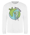 Світшот Save the Earth Білий фото