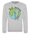 Світшот Save the Earth Сірий меланж фото