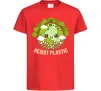Детская футболка Resist plastic Красный фото