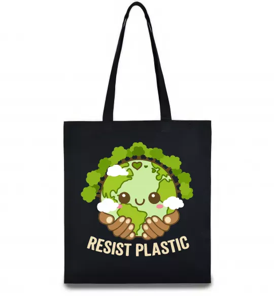 Эко-сумка Resist plastic Черный фото