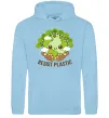 Чоловіча толстовка (худі) Resist plastic Блакитний фото