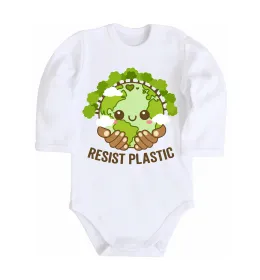 Детский боди Resist plastic Белый фото