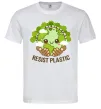Мужская футболка Resist plastic Белый Мужская футболка Resist plastic Белый фото